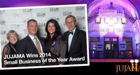 JUJAMA wins 2014 Small Business of the Year